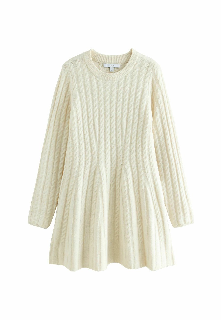Платье Next Jumper dress, Ecru/Beige — фото 4