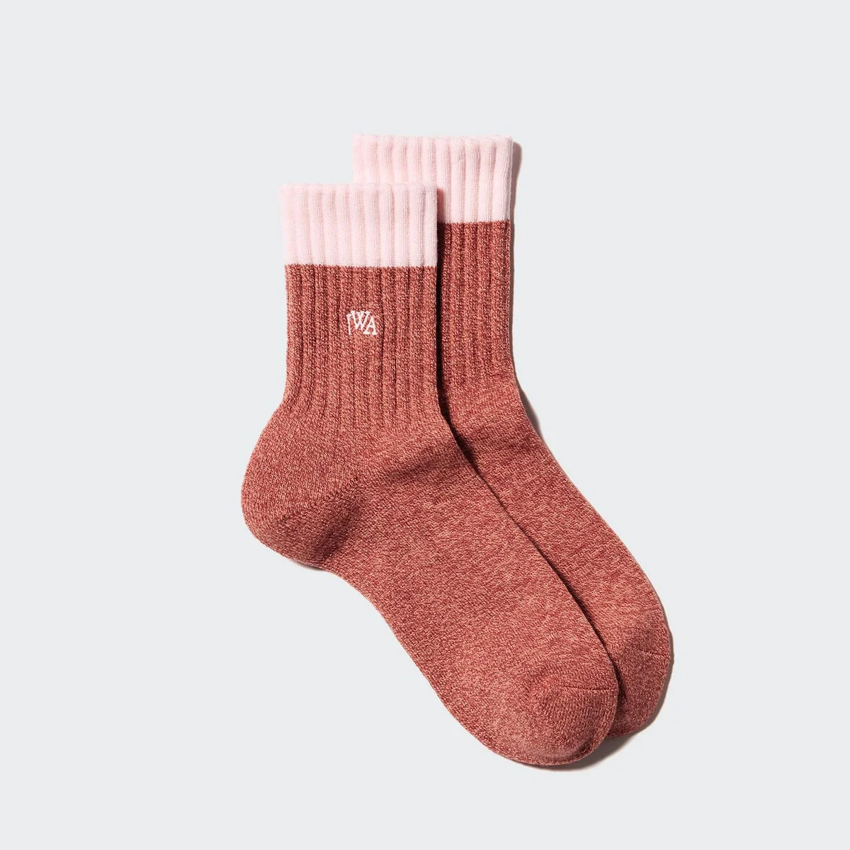 Носки Uniqlo x JW Anderson Heattech Bi-color, 16 красный