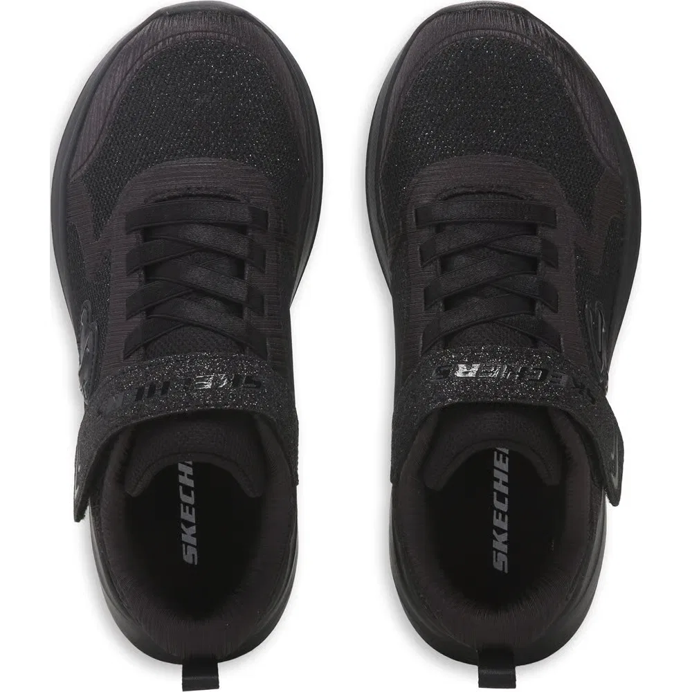 Детские кроссовки Wave 92 Skechers, Black Glitter — фото 4