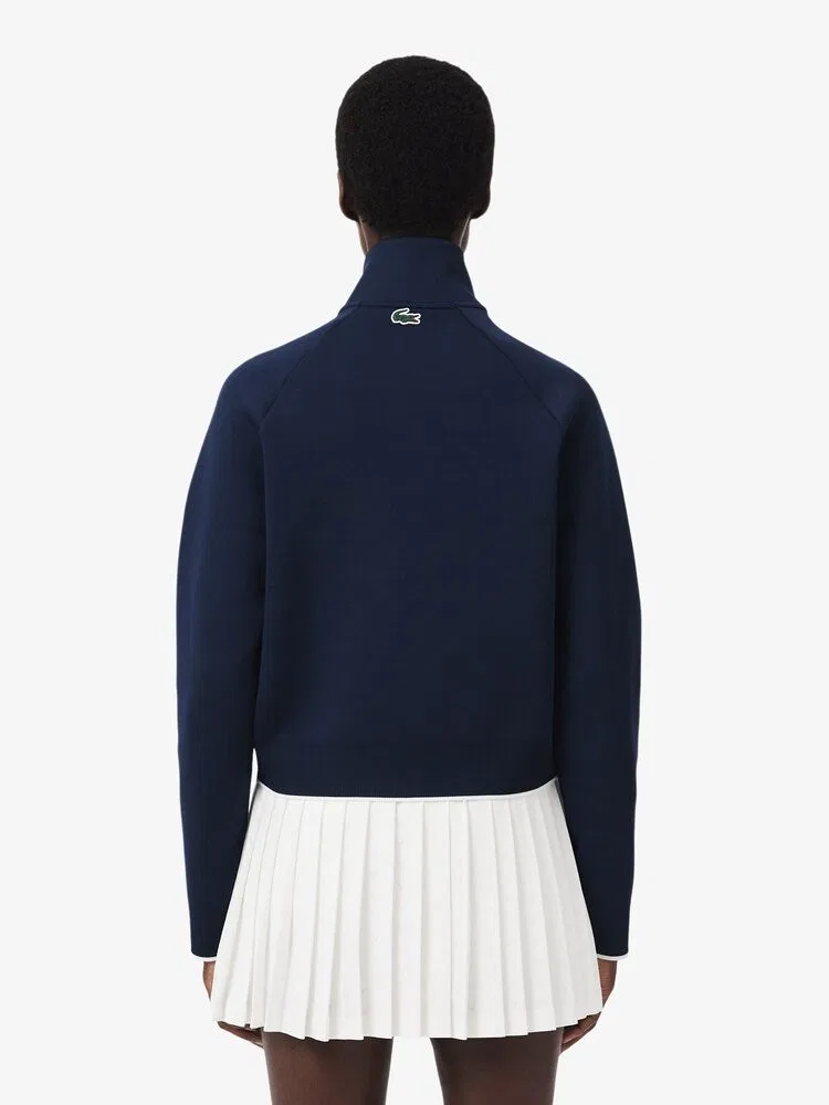 Толстовка на молнии LACOSTE Navy — фото 4