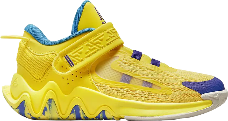 Кроссовки Nike Giannis Immortality 2 PS 'Yellow Strike Laser Blue', желтый