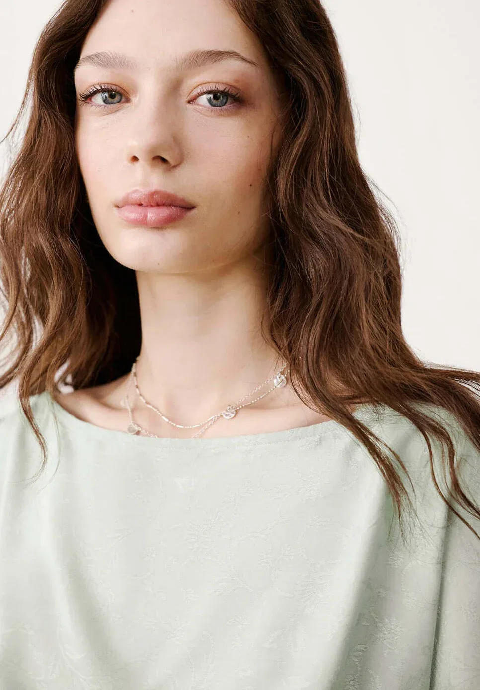 Подростковая - блузка Mango Kids, Mint — фото 4