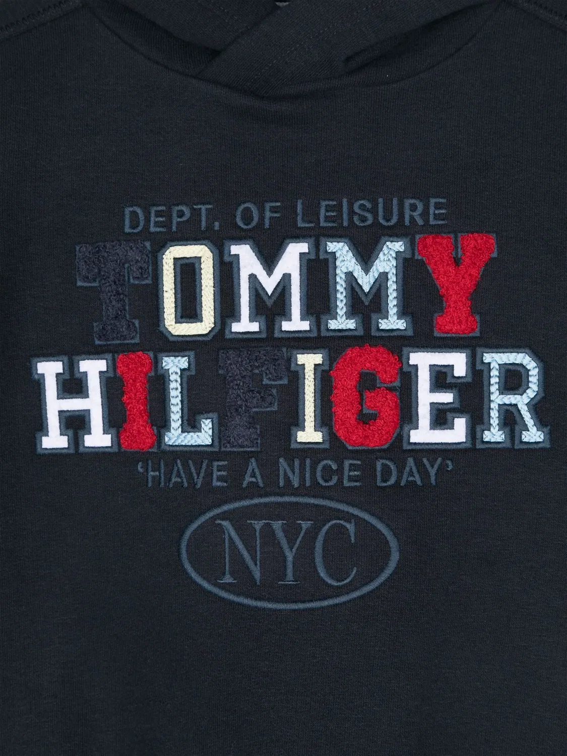 Худи с вышитым логотипом Tommy Hilfiger, синий — фото 2