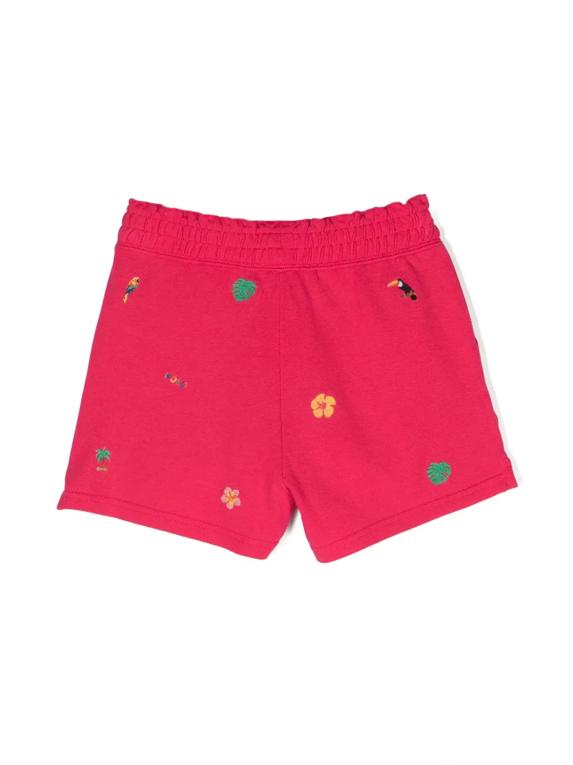 Хлопковые шорты с вышивкой Polo Ralph Lauren, розовый — фото 2