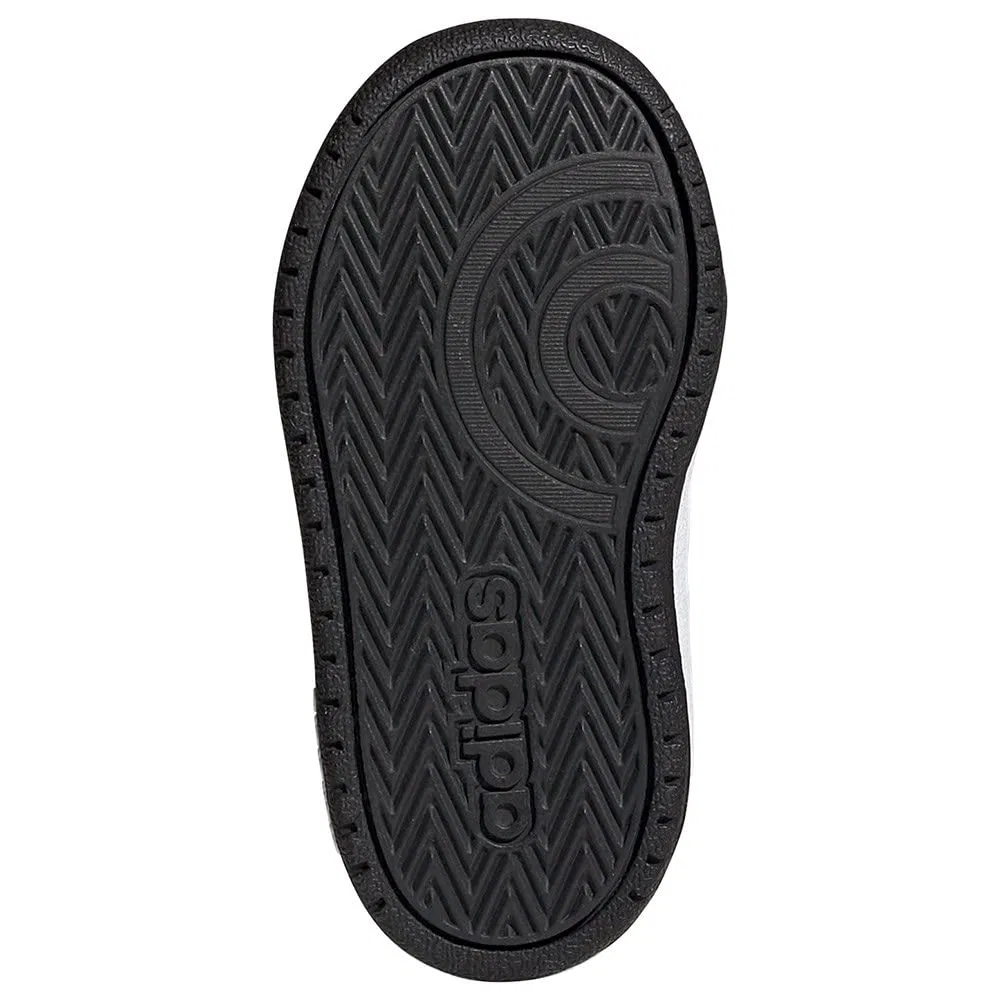 Детские кроссовки для мальчиков с высокой посадкой Hoops 2.0 Cmf I Adidas, White Red Solar Black — фото 3