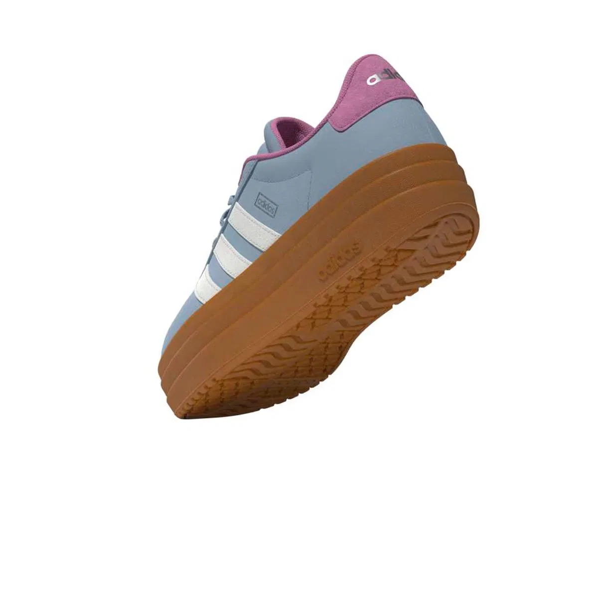 Детские кеды VL Court Bold Adidas, Crystal Sky / Core White / Blue — фото 2