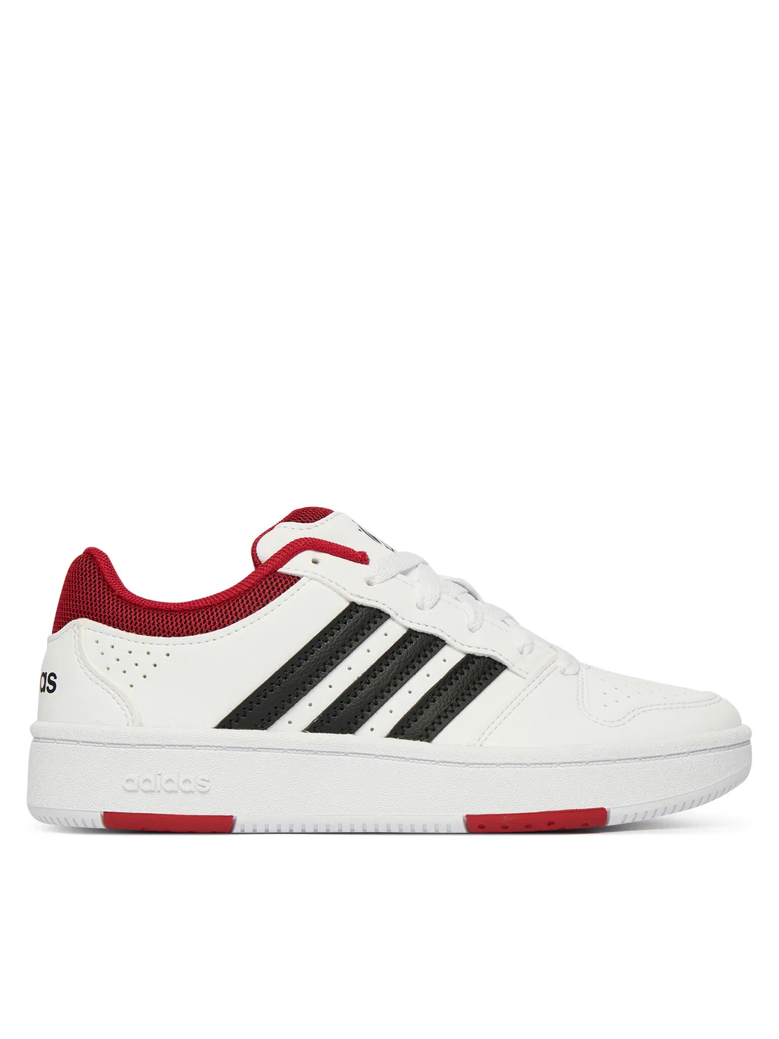 Кроссовки для мальчика Hoops Classic Adidas, белый