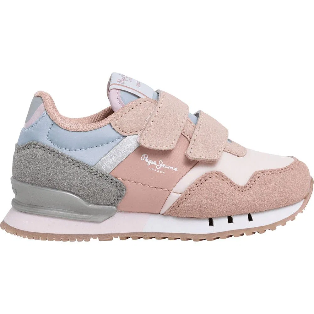 Детские кроссовки для девочек с комбинированным верхом London Colors Gk Pepe Jeans, Rosa