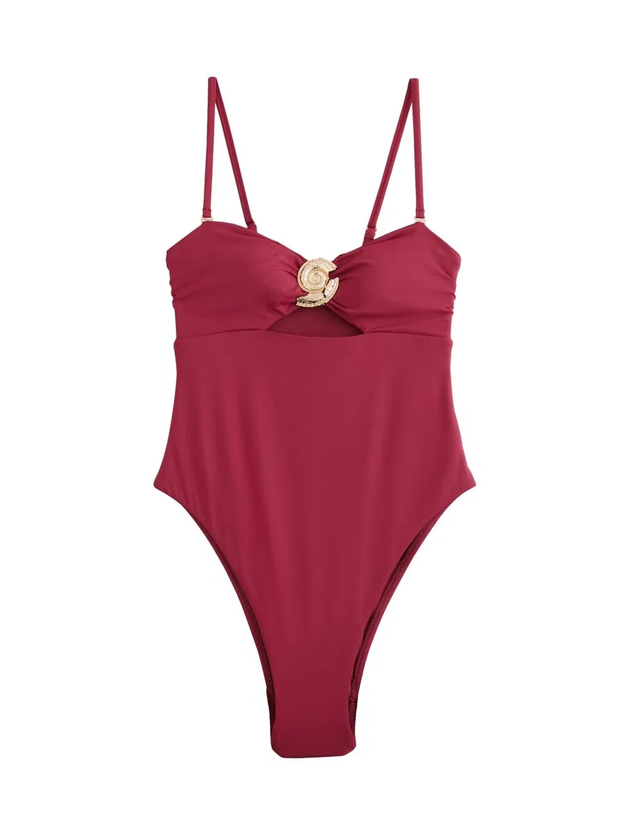 Утягивающий купальник Next Classic Shaping Swimsuit красного цвета