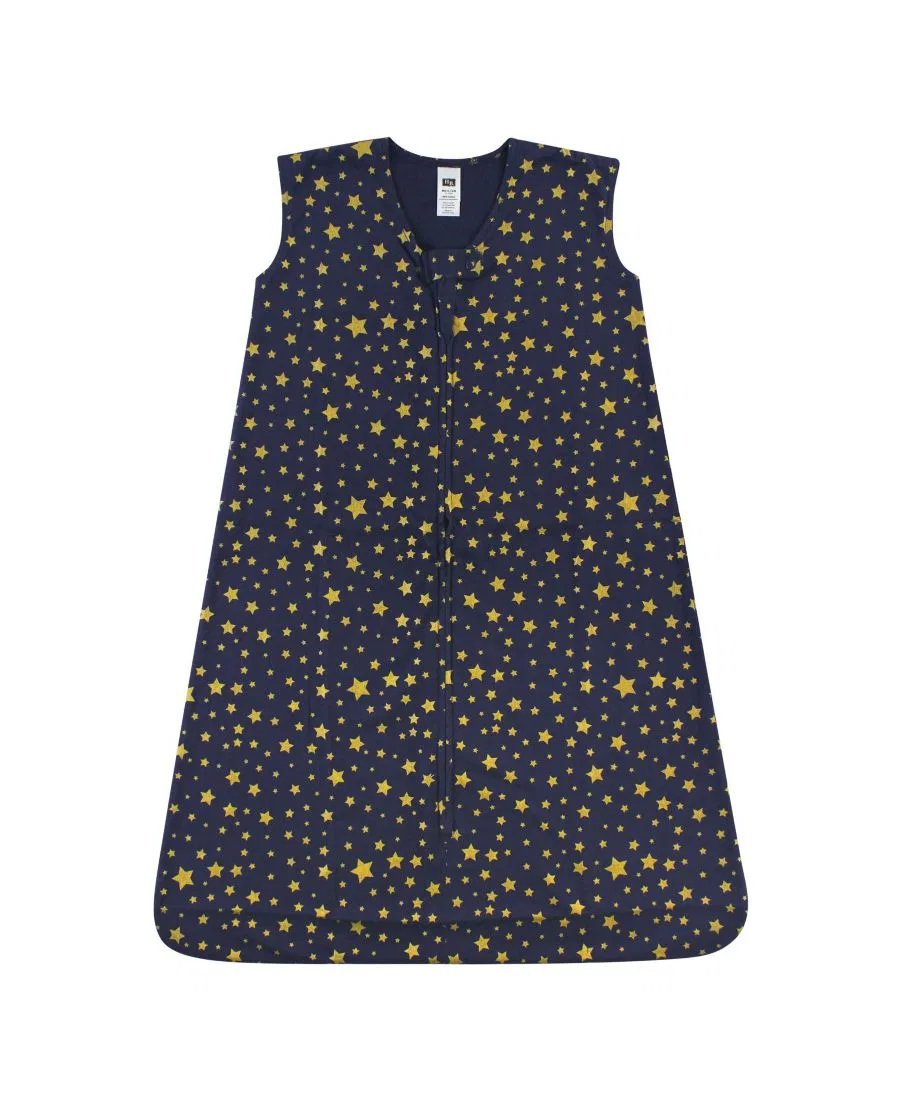 Детский спальный мешок без рукавов из хлопка Slumber Shell Hudson Baby, Gold Navy Star