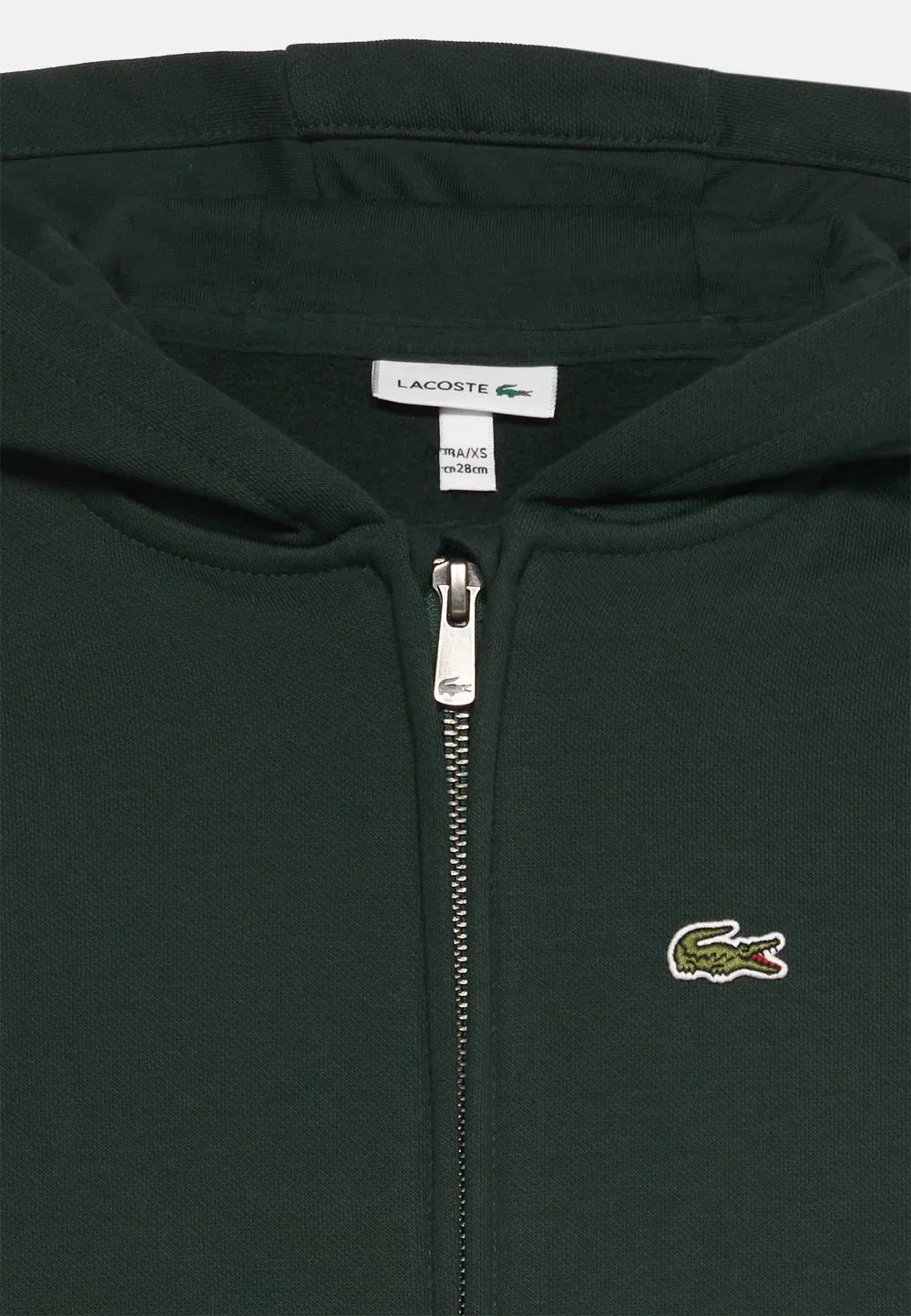 Толстовка на молнии унисекс - свитшот на молнии Lacoste, Sinople — фото 3