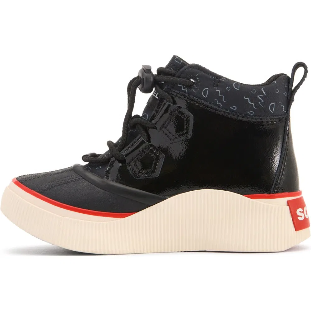 Детские водонепроницаемые зимние ботинки Out-n-Acto IV Sorel, Black — фото 3