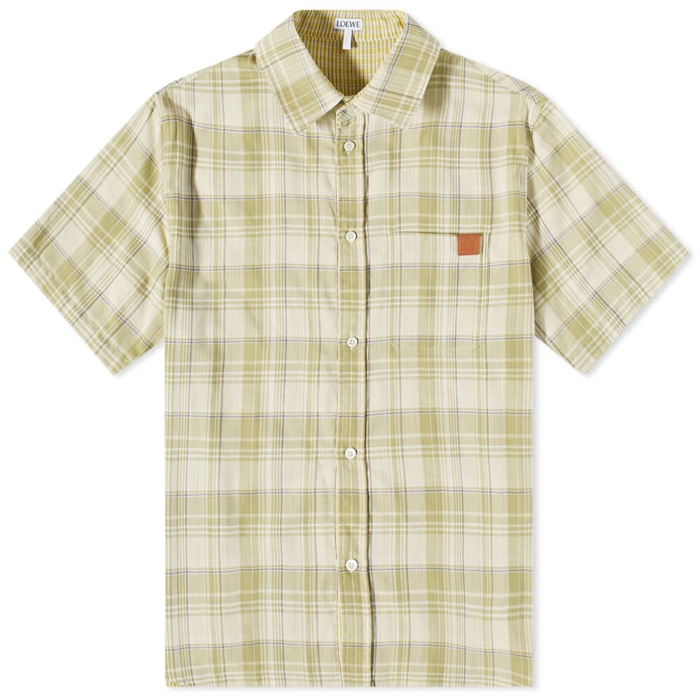 

Рубашка Loewe Short Sleeve Check Shirt