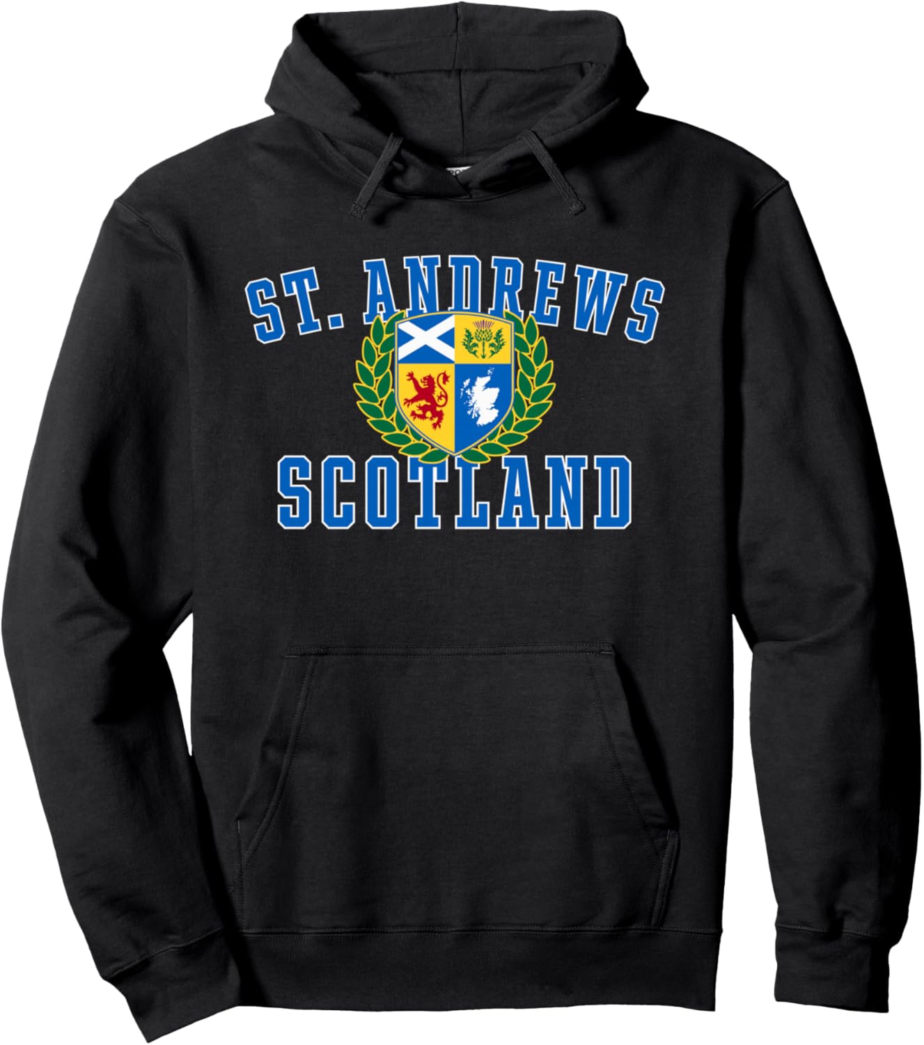 

Худи с гербом Шотландии, Сент-Эндрюс, черное Utopia Sport Scotland Shop
