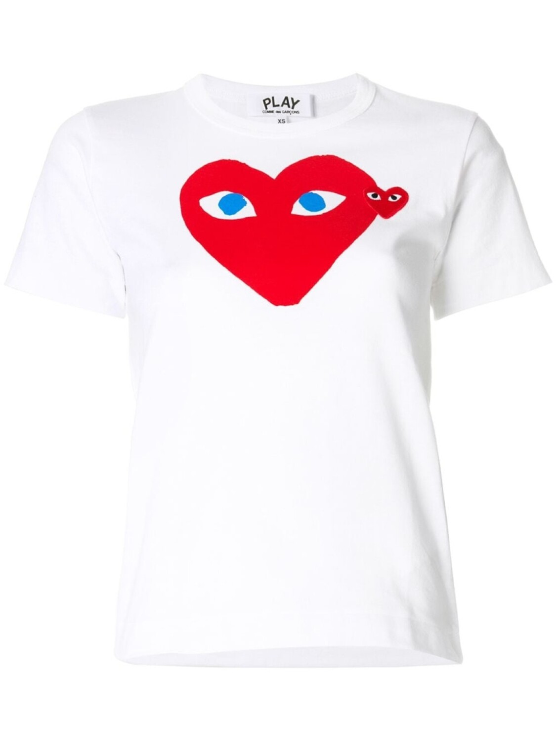 

Comme Des Garçons Play футболка с логотипом, белый