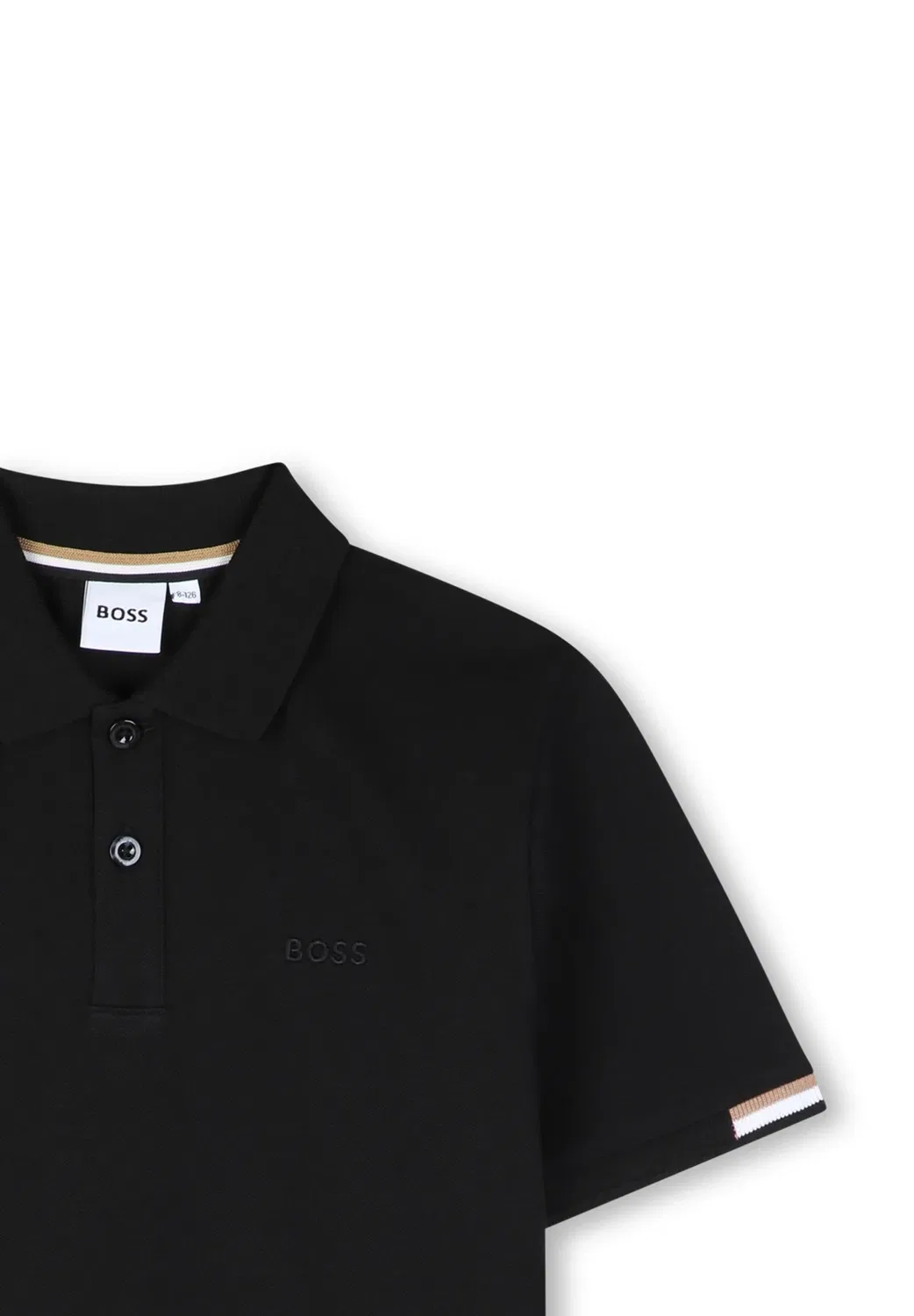 Polo manches Courtes - рубашка поло Boss Kidswear, Black — фото 3