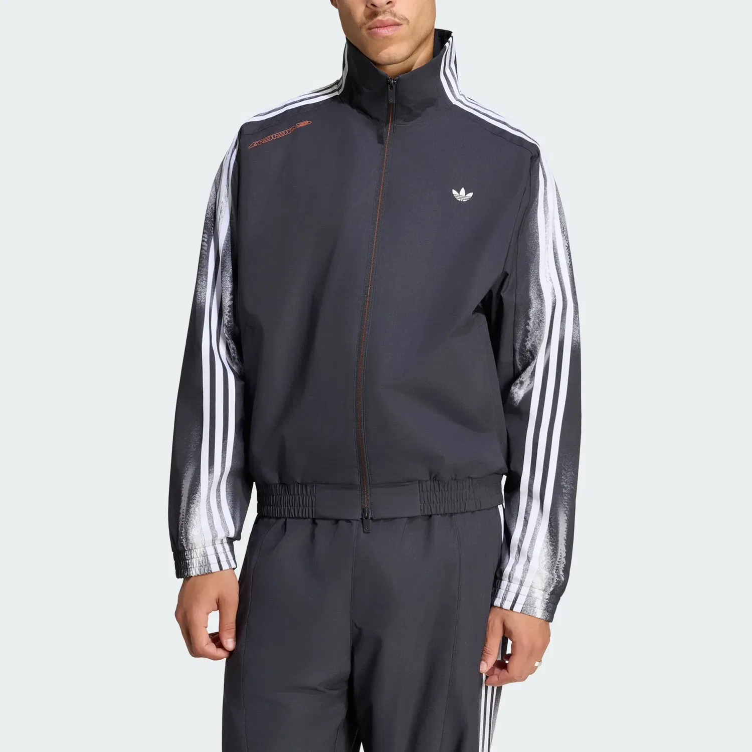Мужская куртка с воротником-стойкой ADILENIUM Adidas Originals, Black — фото 4