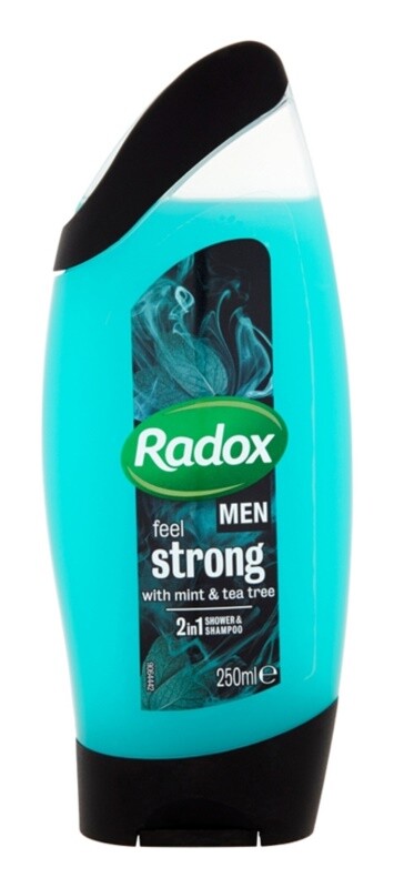 

Гель для душа и шампунь 2 в 1 Radox Men Feel Strong