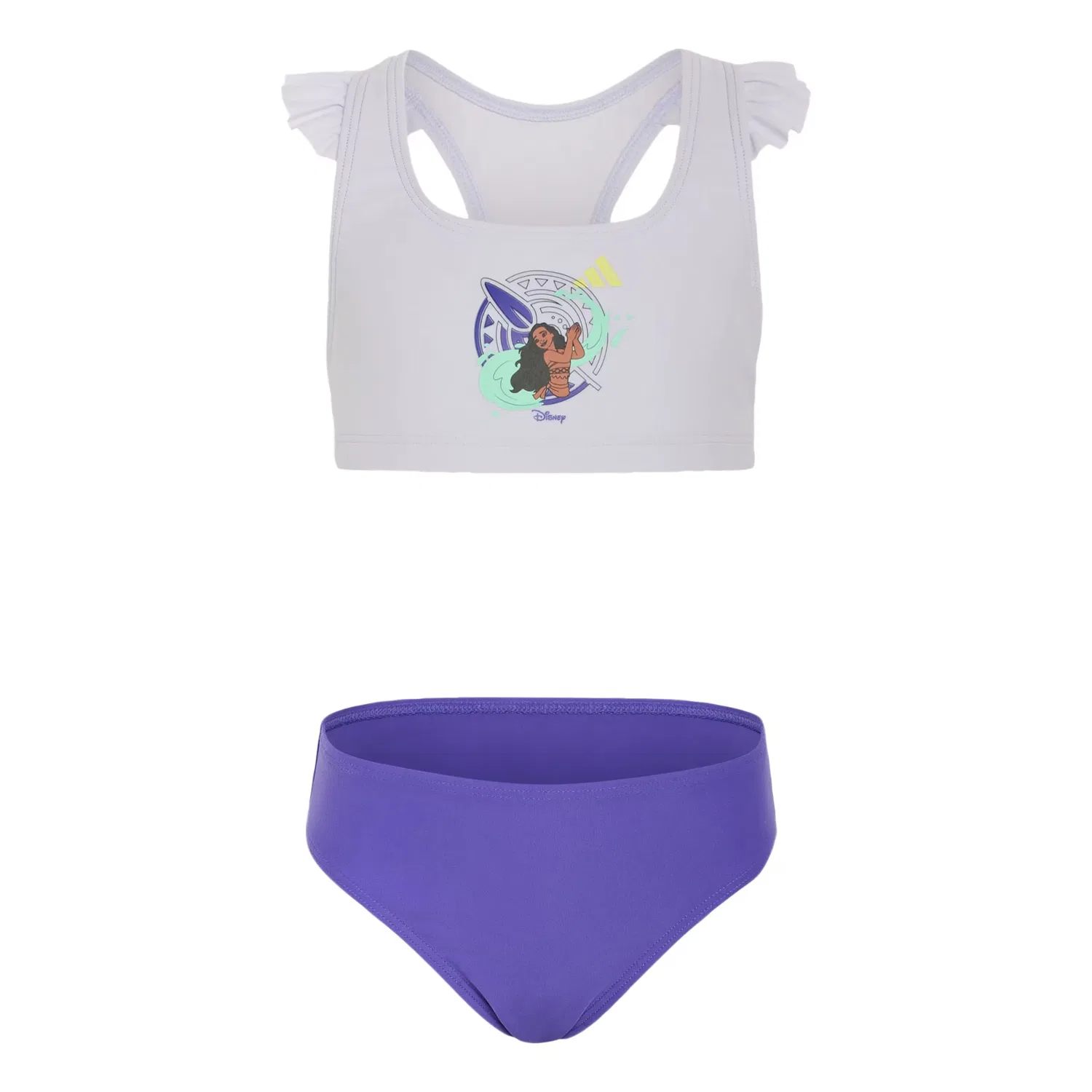 Спортивный купальник Adidas Sportswear Disney фиолетового и белого цвета