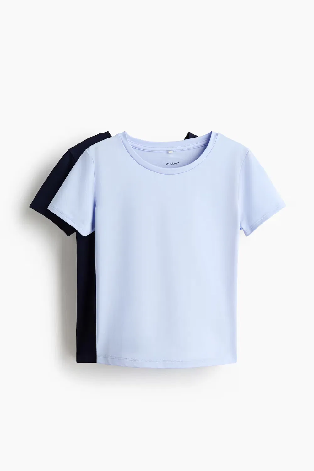 Комплект из 2 спортивных рубашек с технологией Drymove H&M, Hellblau/Marineblau