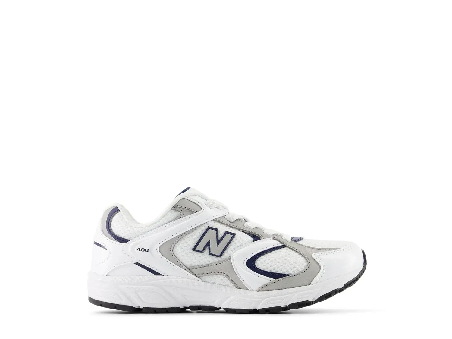 Кроссовки 408 Slip-On, New Balance, белый/темно-синий — фото 3