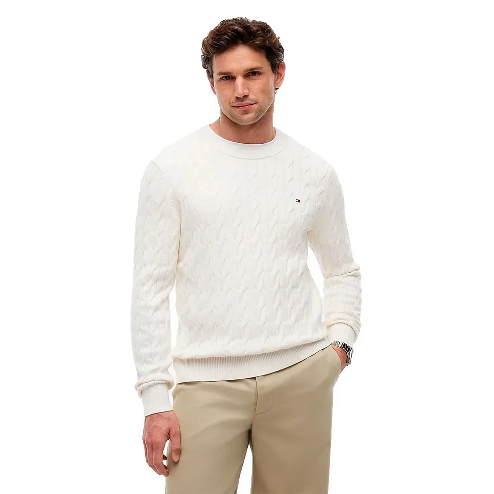 Свитер Classic Cable Tommy Hilfiger, белый