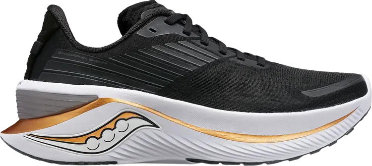 

Кроссовки Saucony Wmns Endorphin Shift 3 Wide Black Goldstruck, черный