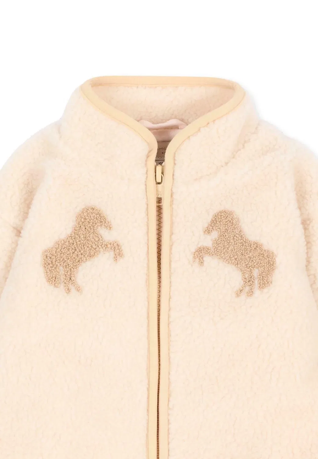 Giubbotto унисекс - флисовая куртка Stella Mccartney Kids, Beige — фото 3