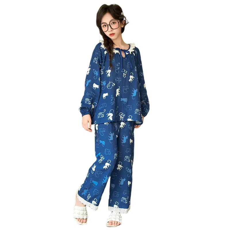 Детский комплект для отдыха с принтом Lanza, Navy Blue