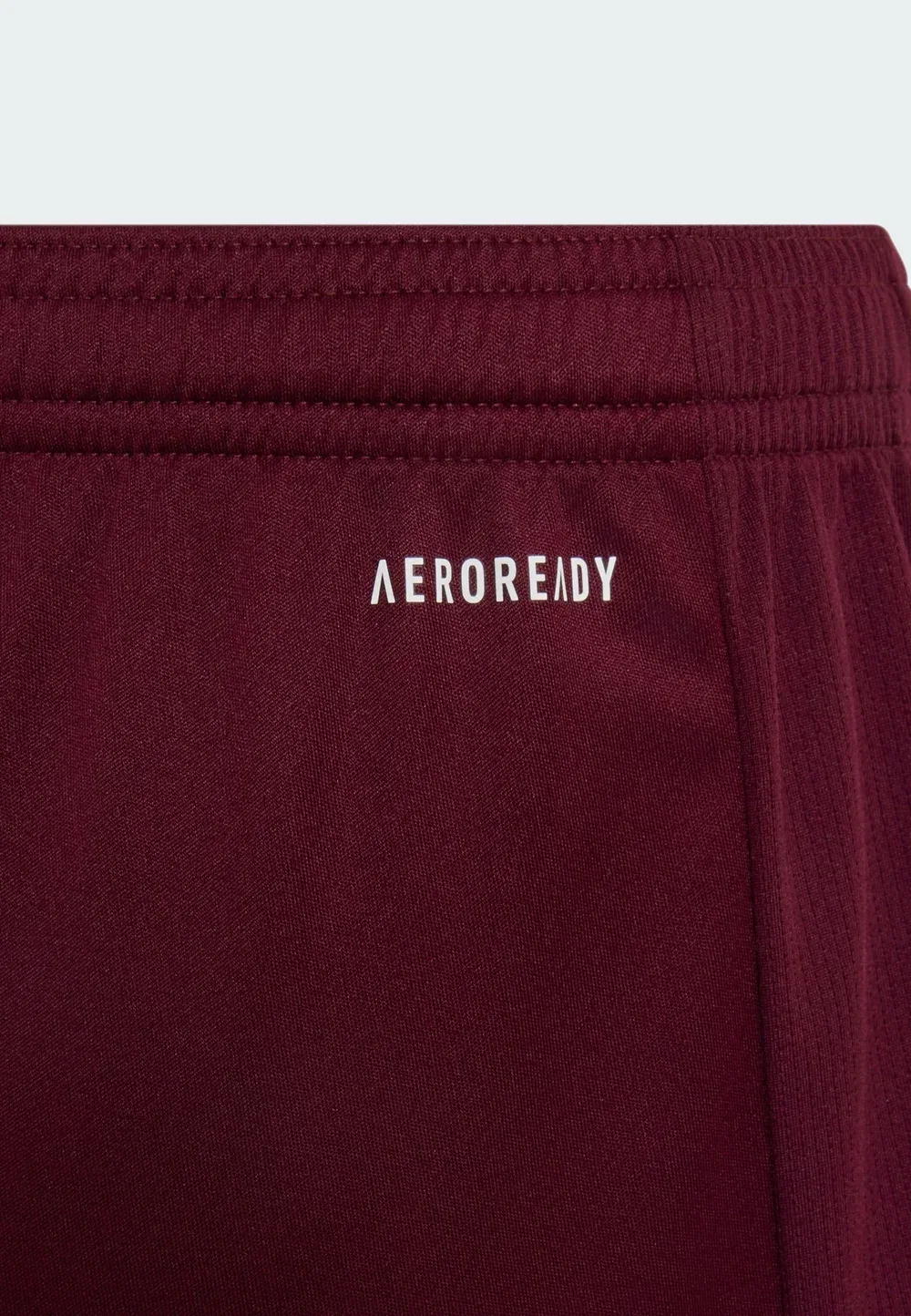 Основные спортивные шорты унисекс Adidas Performance, Maroon White — фото 4