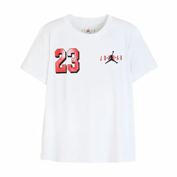Футболка с принтом 23 и Jumpman, Jordan DF23 Brooklyn, Playkizpro, белый