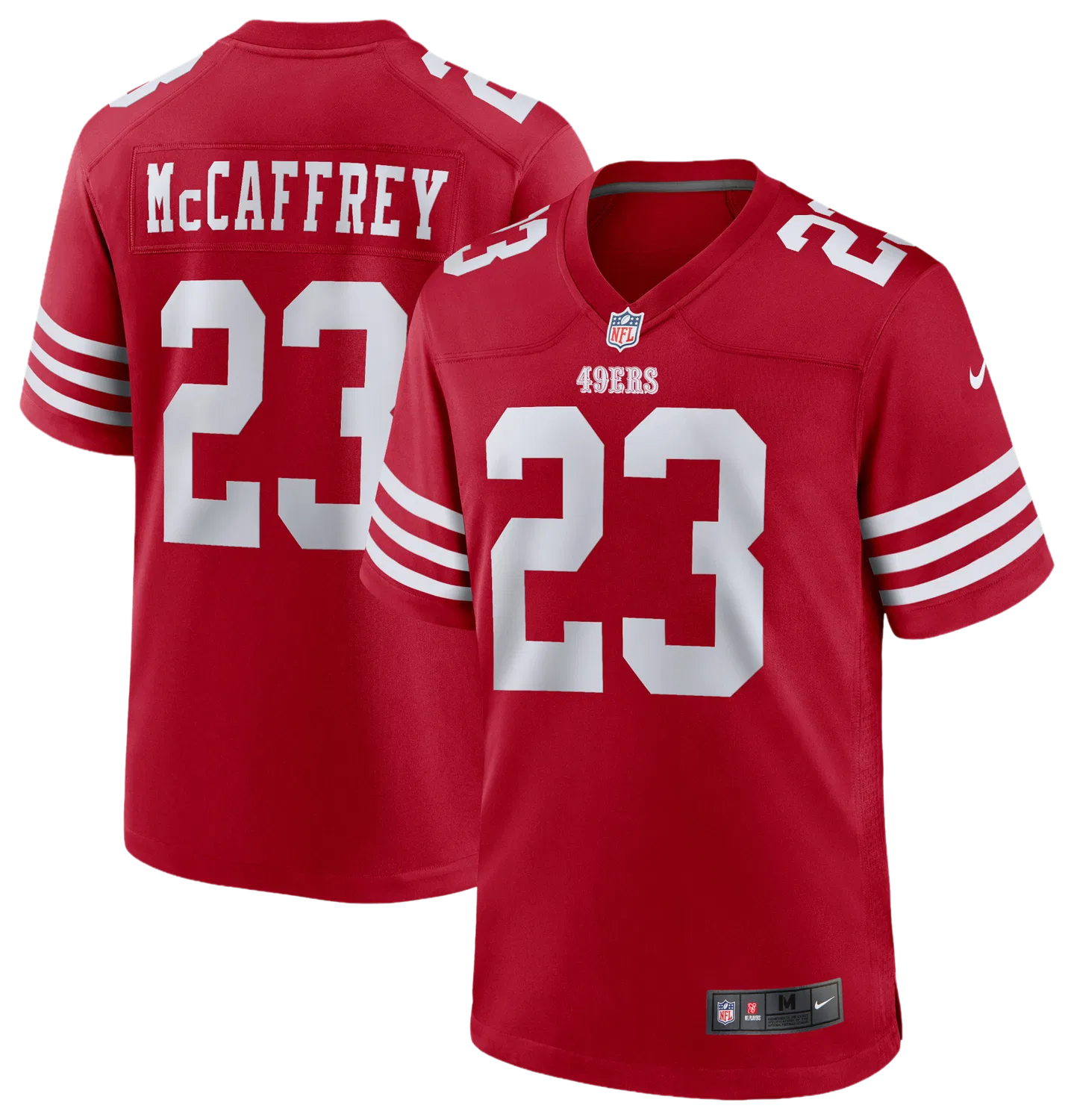 Мужская футболка с принтом Nike 49ers Game Day Jersey, Nike, Scarlet — фото 4