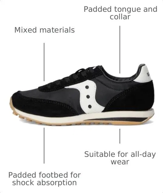 Детские беговые кроссовки Trainer 80 Kdz Saucony, Black — фото 3