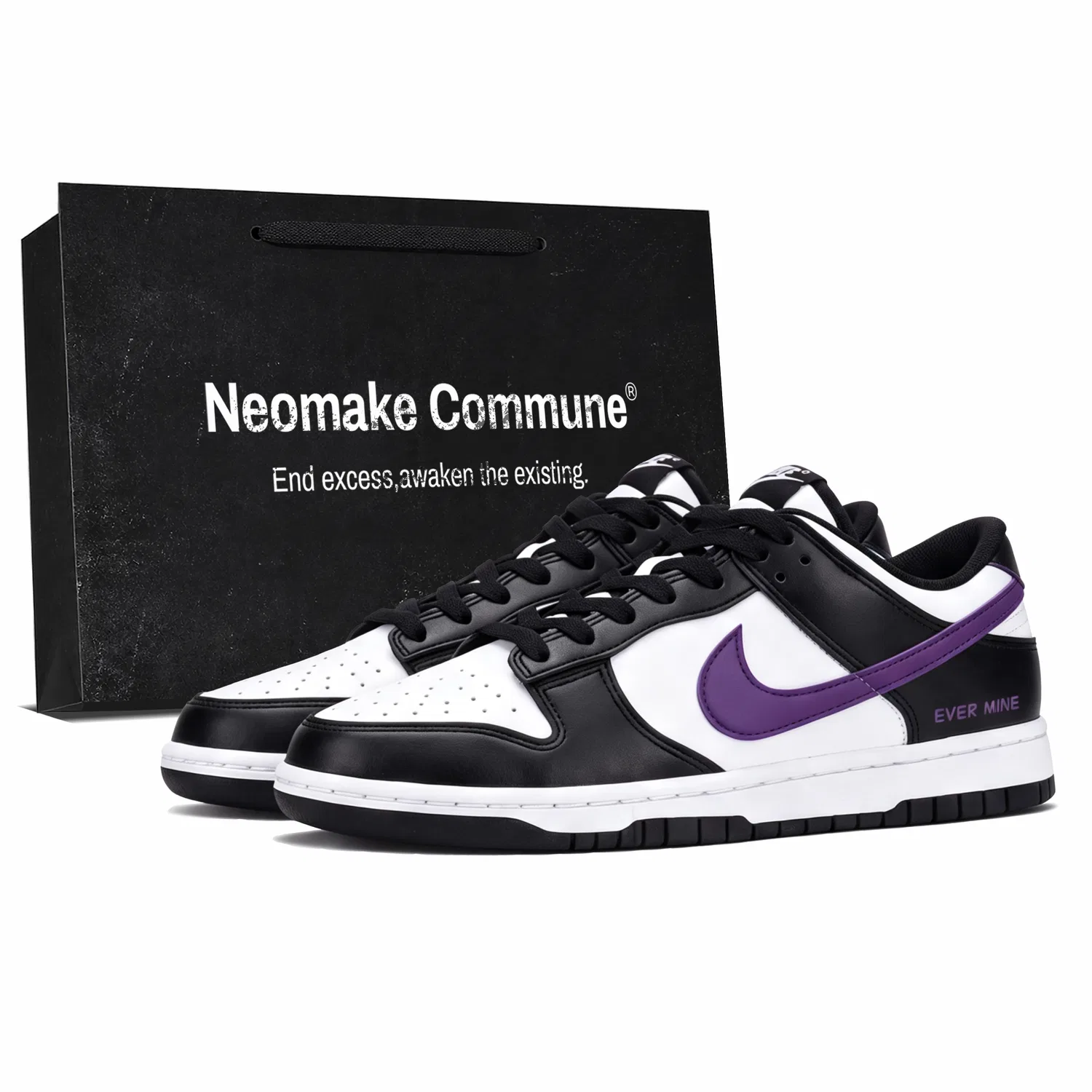 Детские скейтборд-кроссовки с низким верхом Purple Nike