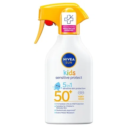 Спрей-триггер для детей SPF50 250 мл Nivea, Бежевый