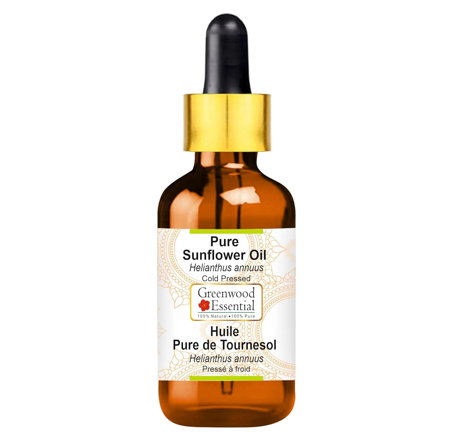 Масло для лица и тела Sunflower Oil, Greenwood Essential, 50 мл