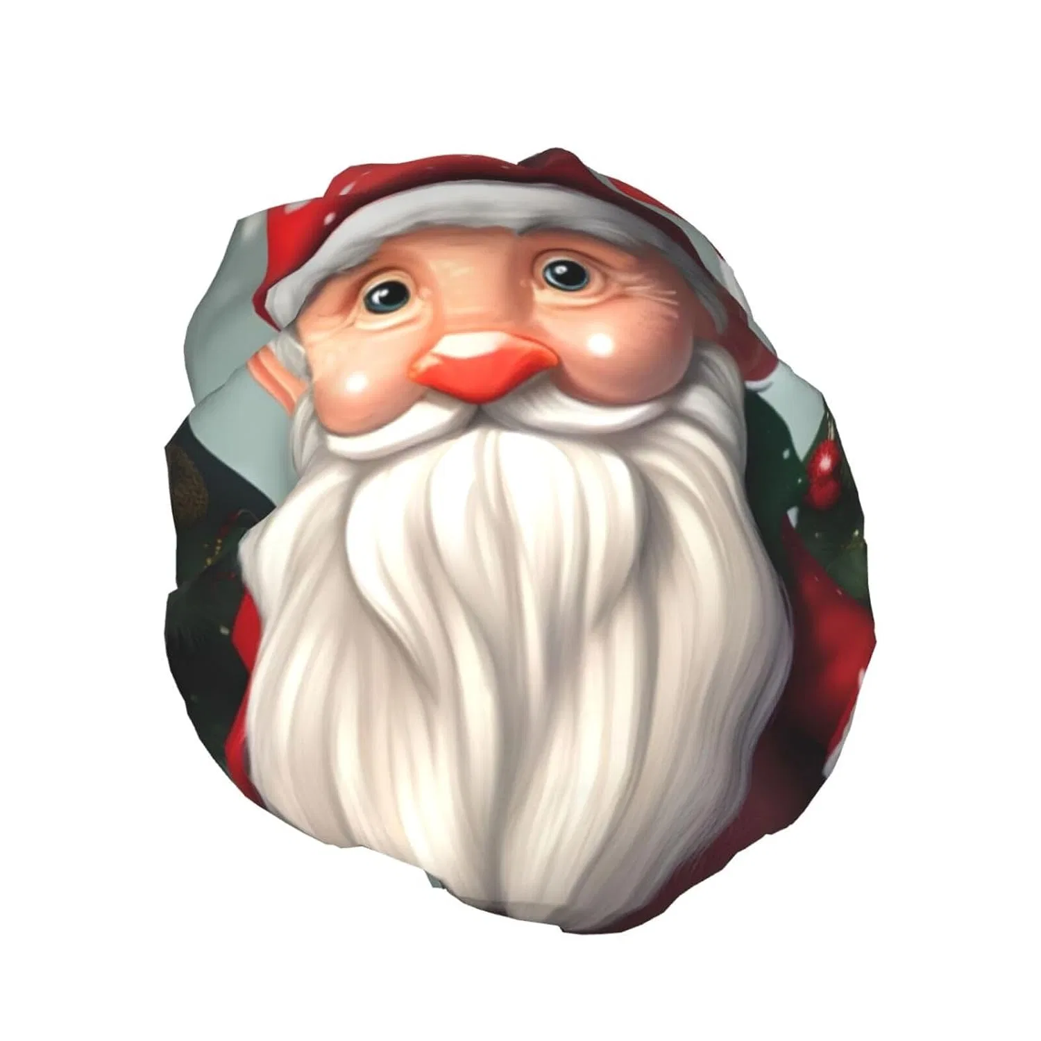 Шапочка для душа многоразовая, FRESQA, с двойной защитой от брызг, One Size, Traditional Christmas Gnome — фото 2