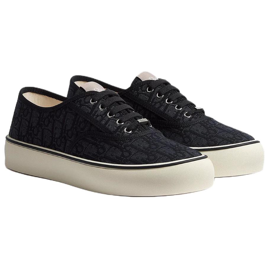 DIOR Кроссовки Saltwind Low top Canvas мужские черные — фото 4