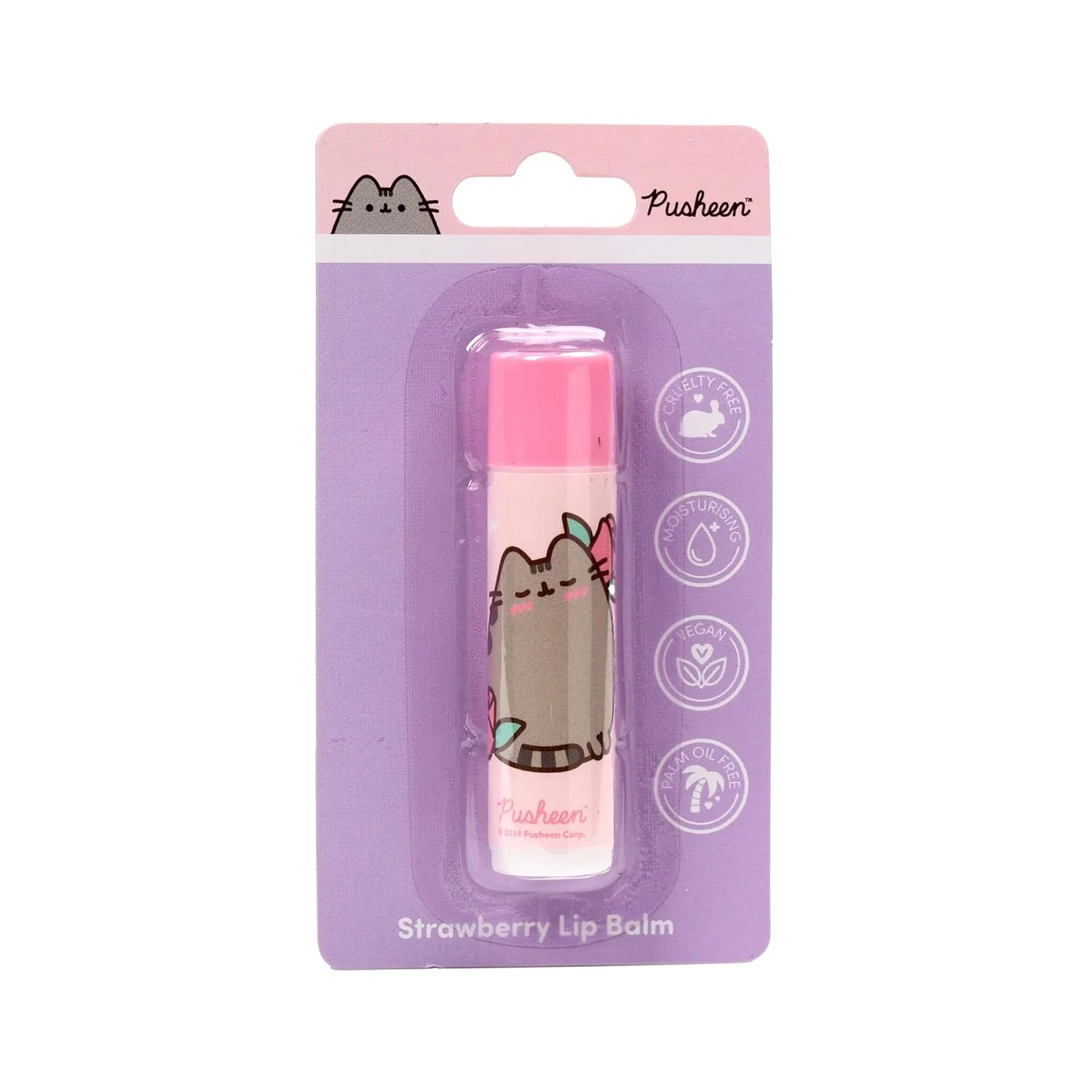 Бальзам для губ, Pusheen The Cat Rose, 20 г Puckator