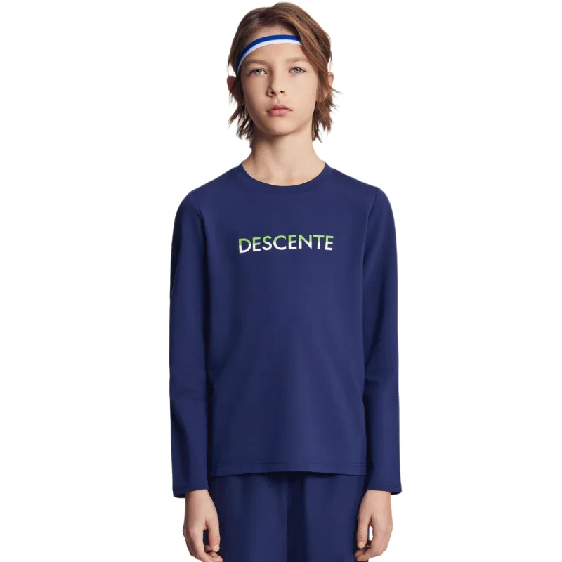 Детская футболка с коротким рукавом DESCENTE Training, Dark Blue