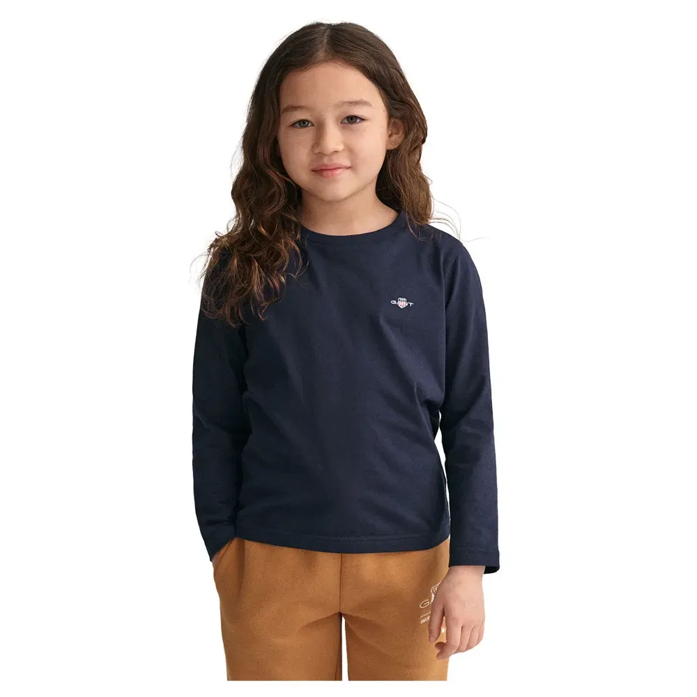 Детская футболка с длинным рукавом Gant, Blue