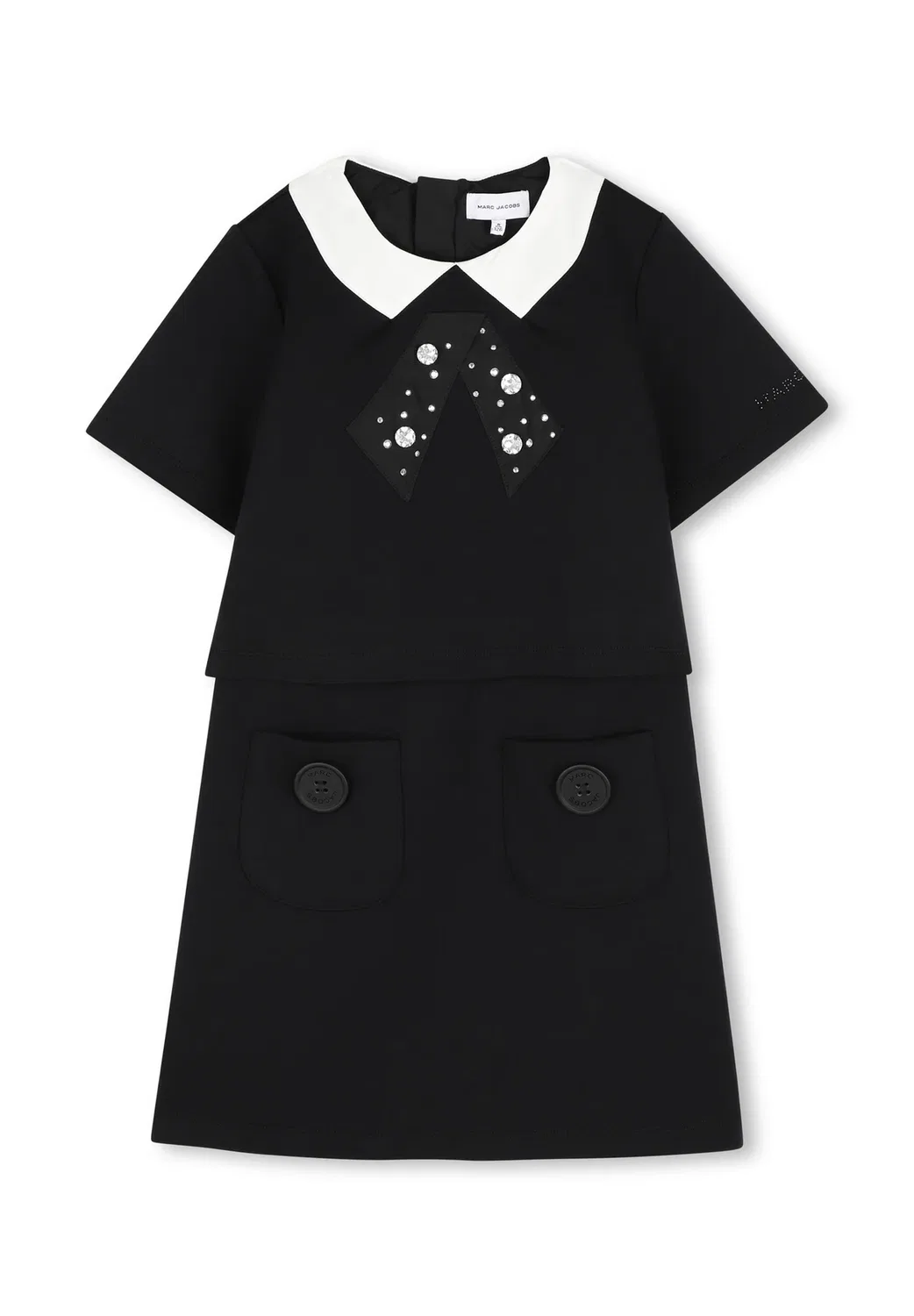 Robe manches Courtes - платье из джерси Marc Jacobs Kids, Black