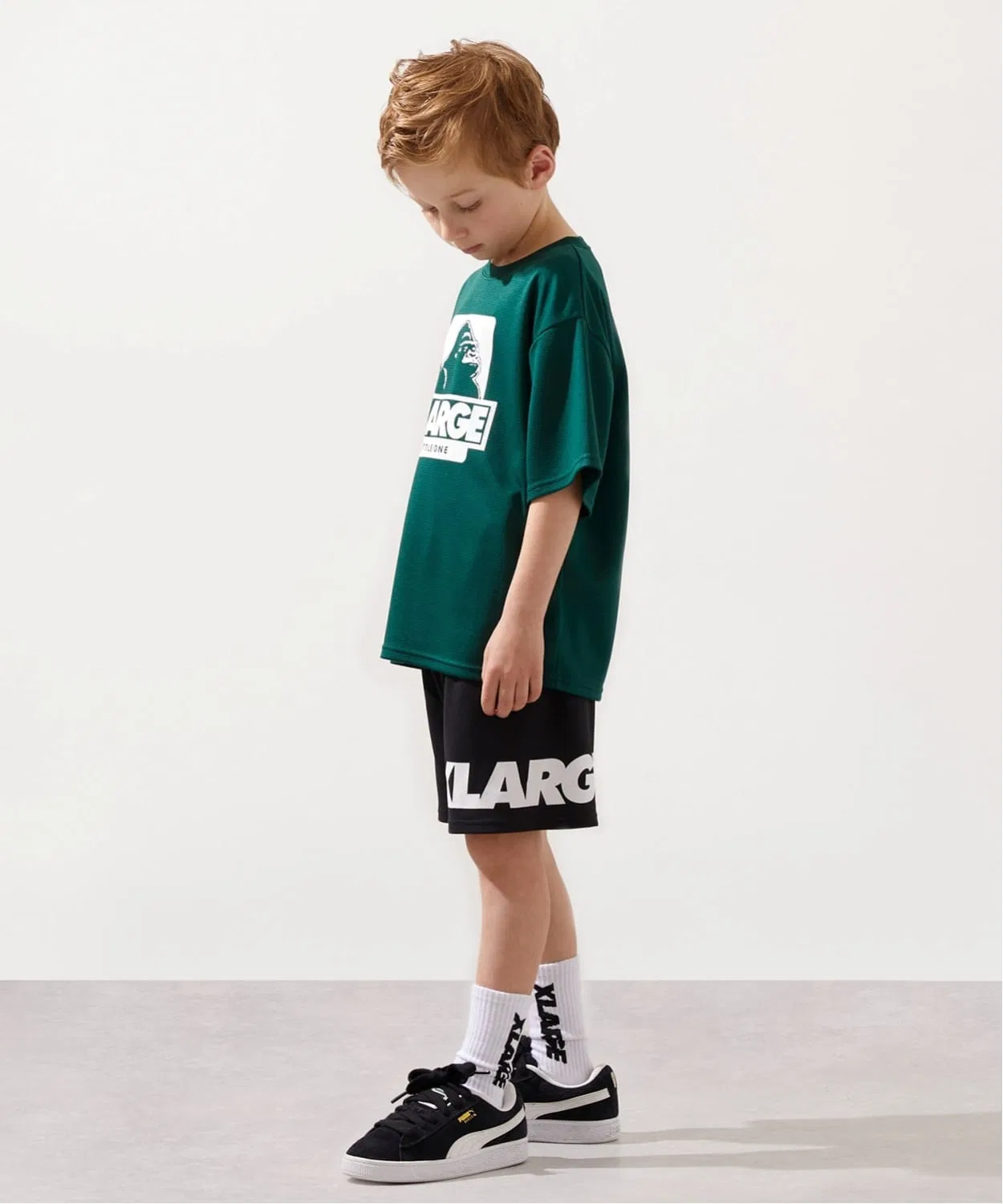 Детские шорты с принтом и утяжкой XLARGE KIDS, Light Blue — фото 2