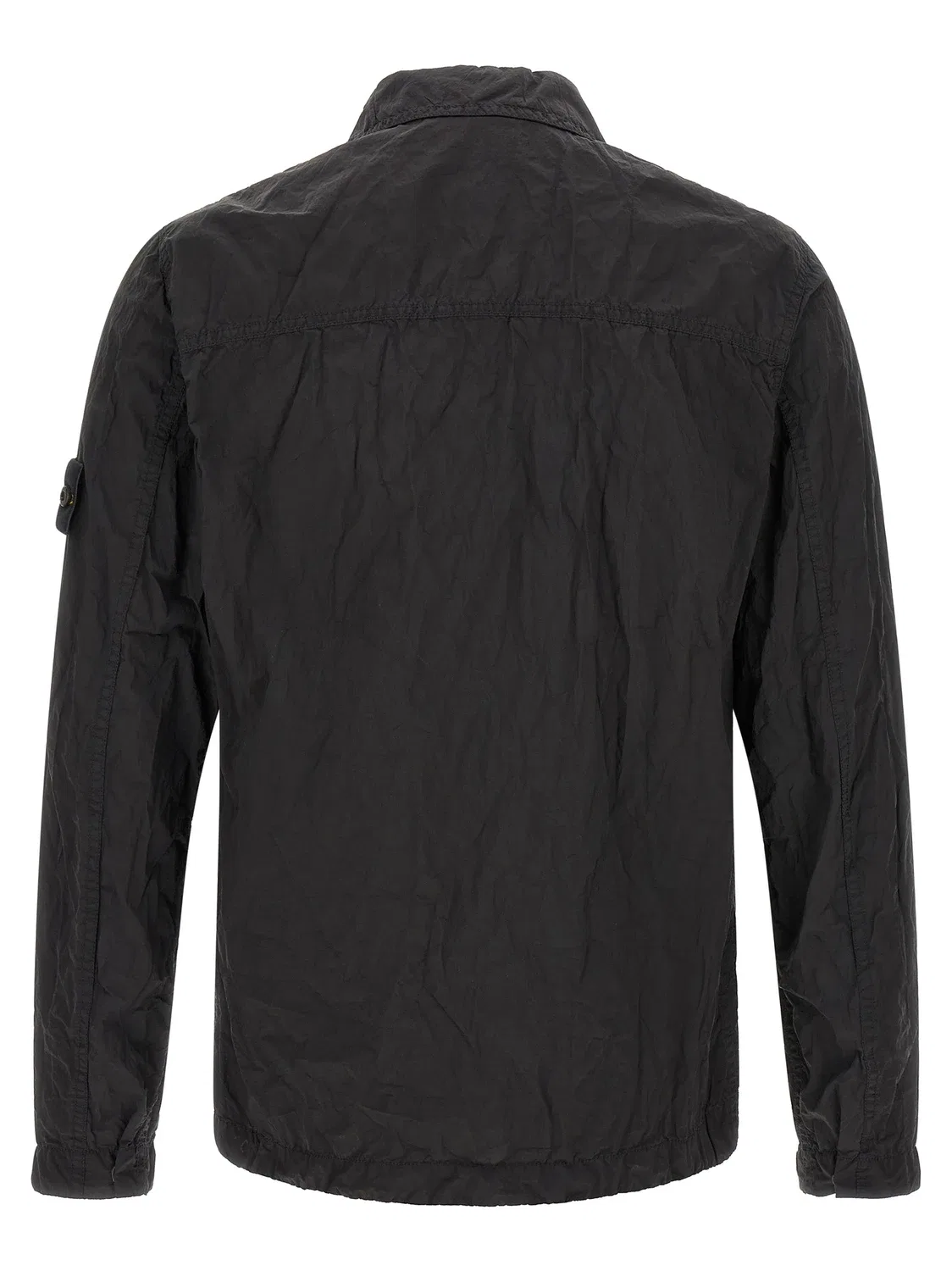 Куртка-рубашка из хлопка 120004 Stone Island, черный — фото 2
