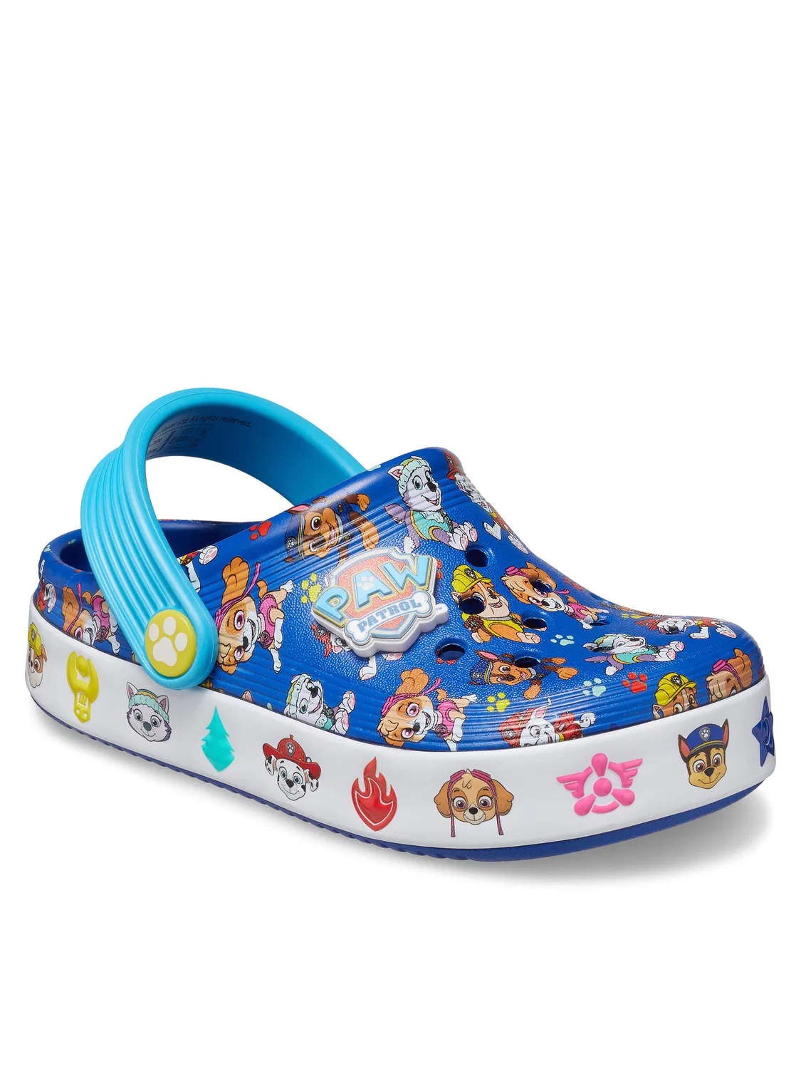 Шлепанцы для мальчика Paw Patrol Off Court Clg Crocs, синий — фото 2