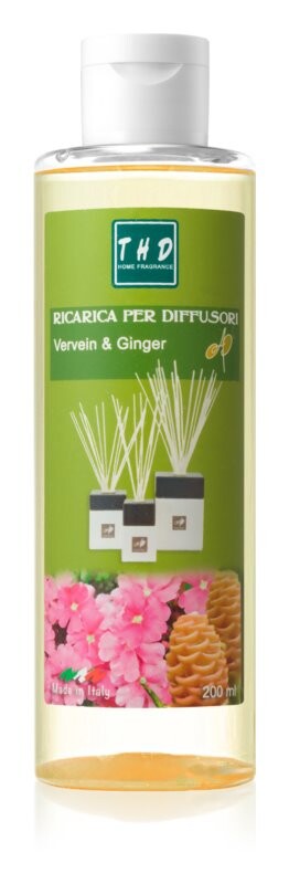 

Ароматический диффузор THD Ricarica Vervein & Ginger, 200 мл