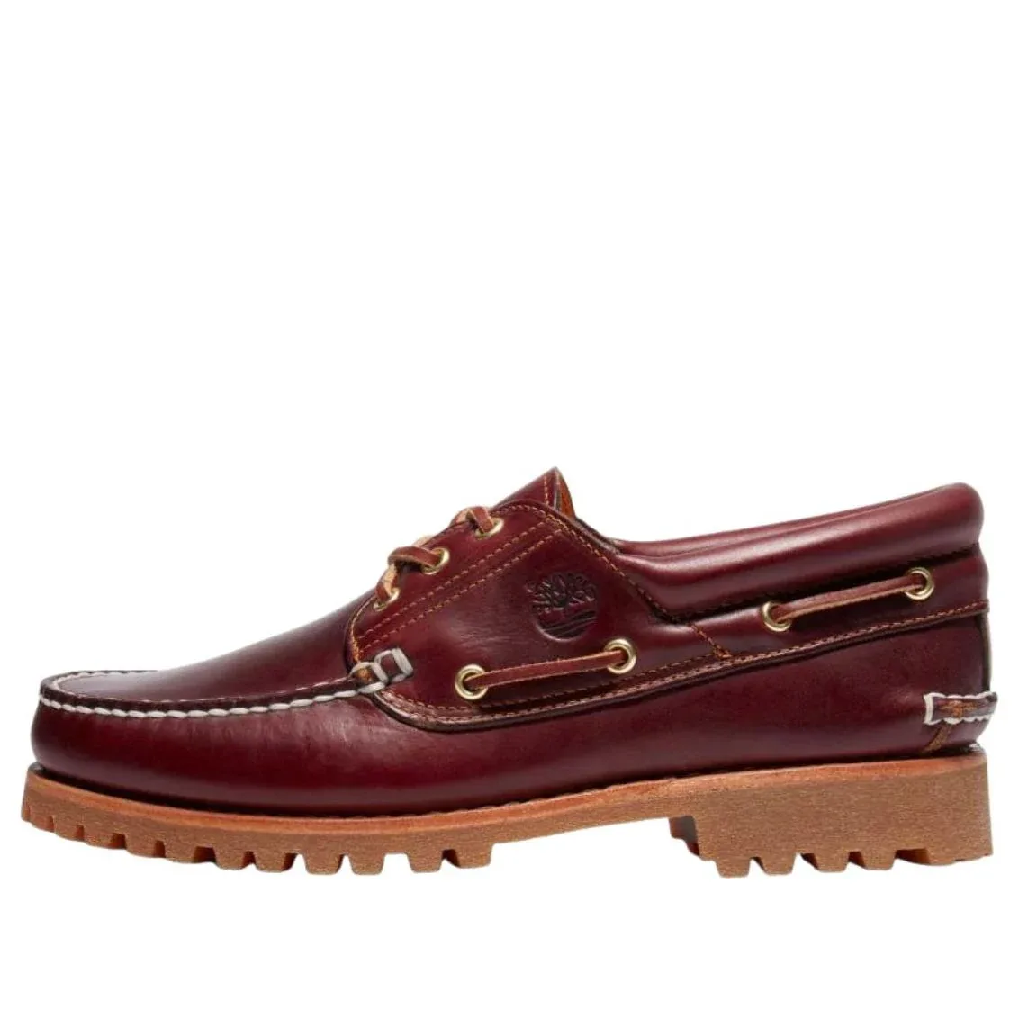 Топсайдеры Timberland 3 Eye Classic, цвет «бордовый»