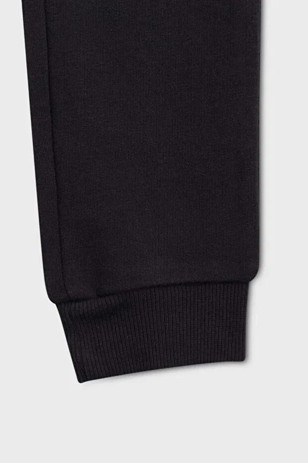 Детские спортивные штаны для девочек с принтом bnt-g23333 United Colors Of Benetton, Black — фото 3