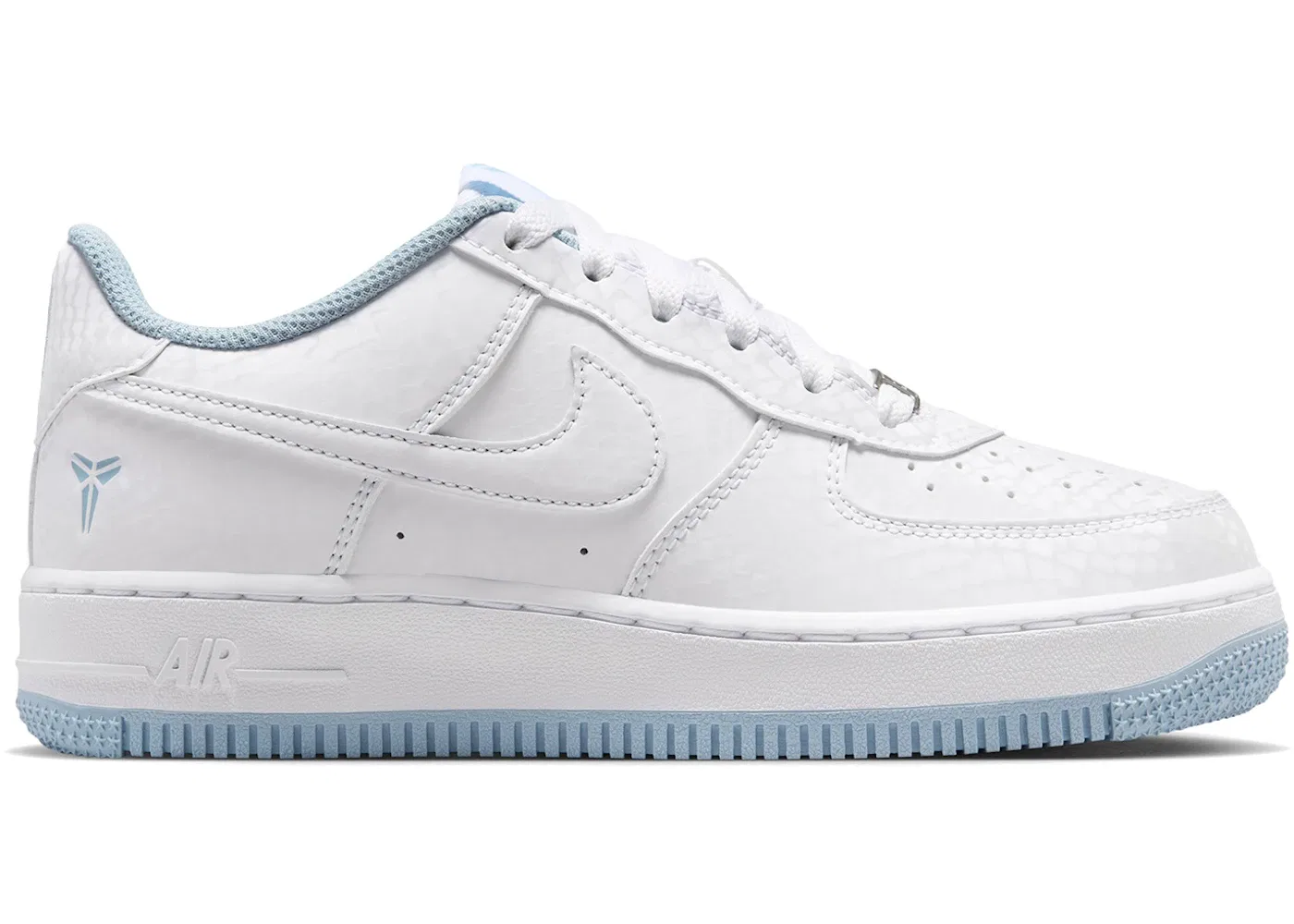 Детские кроссовки Lifestyle Nike Air Force 1 Low Kobe Bryant Forever, White Armory Blue White