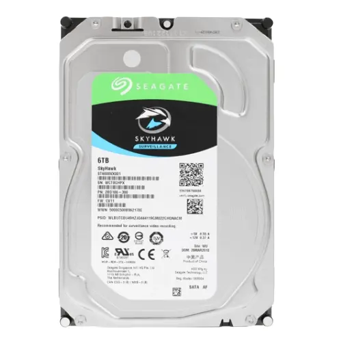 

Жесткий диск Seagate SkyHawk, 6 ТБ 3.5" ST6000VX001